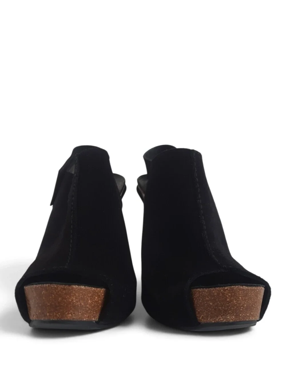 PEDRO GARCIA Pumps Anatomically Contoured Cork Footbed Platform Stiletto Heel 7